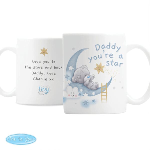 Personalised Tiny Tatty Teddy Daddy You're A Star Mug