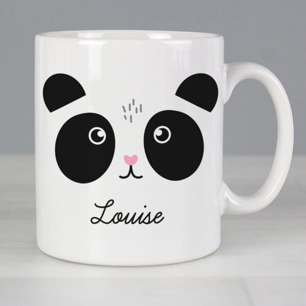 Personalised Cute Panda Face Mug 6 Personalised Cute Panda Face Mug