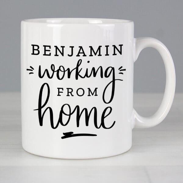 Personalised Working From Home Mug 12 Personalised Working From Home Mug