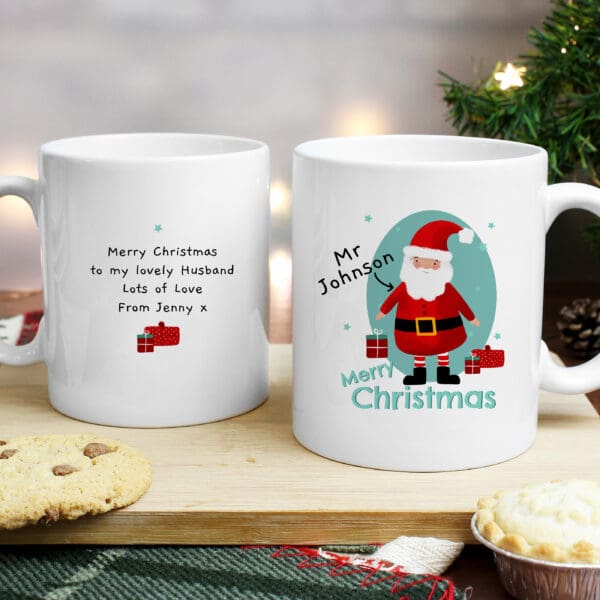Personalised Mr Claus Christmas Mug