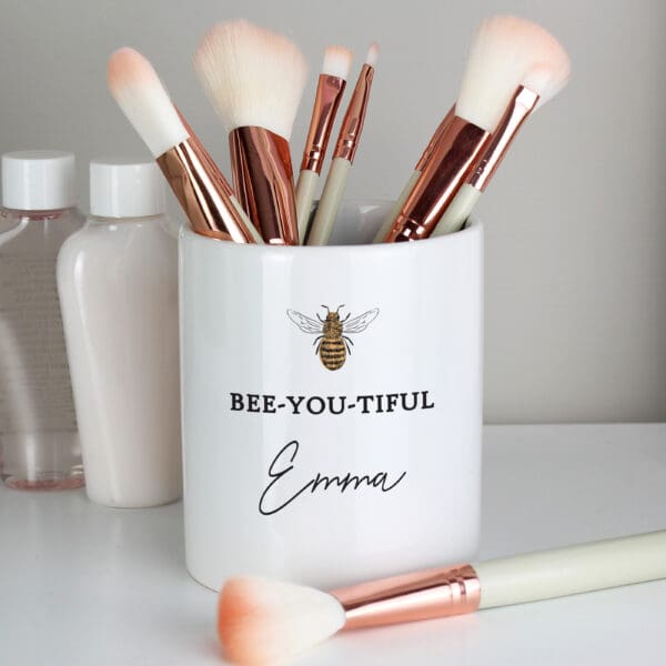 Personalised Bee-u-tiful Ceramic Storage Pot 11 Personalised Bee-u-tiful Ceramic Storage Pot