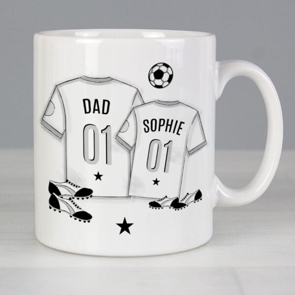 Personalised Football Mini Me Mug