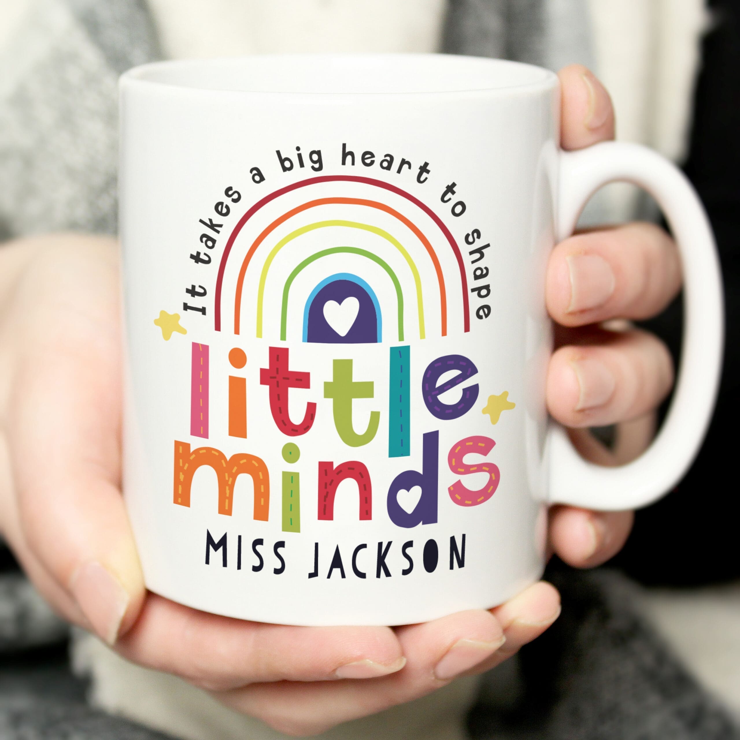 Personalised Shape Little Minds Mug 1 Personalised Shape Little Minds Mug