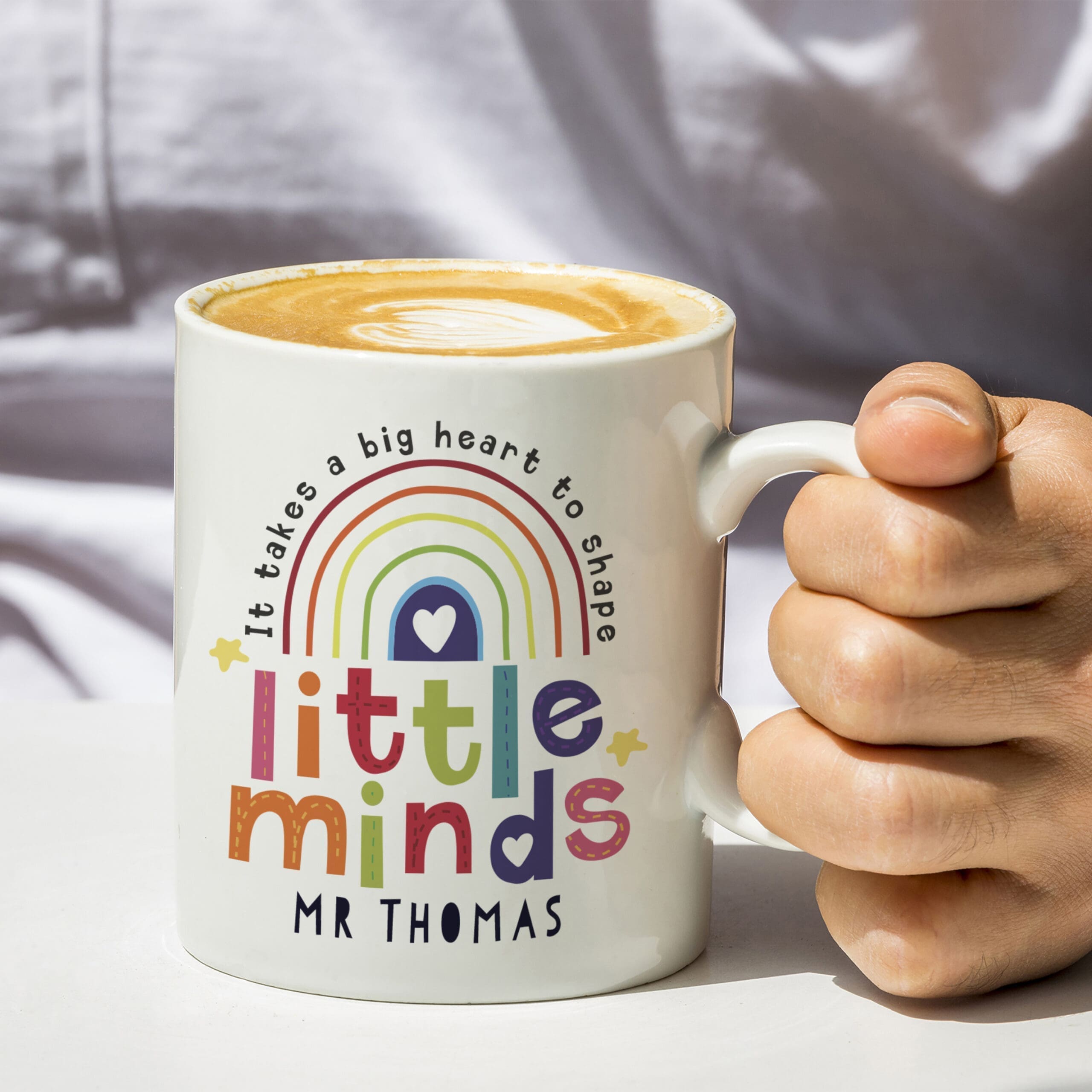 Personalised Shape Little Minds Mug 2 Personalised Shape Little Minds Mug
