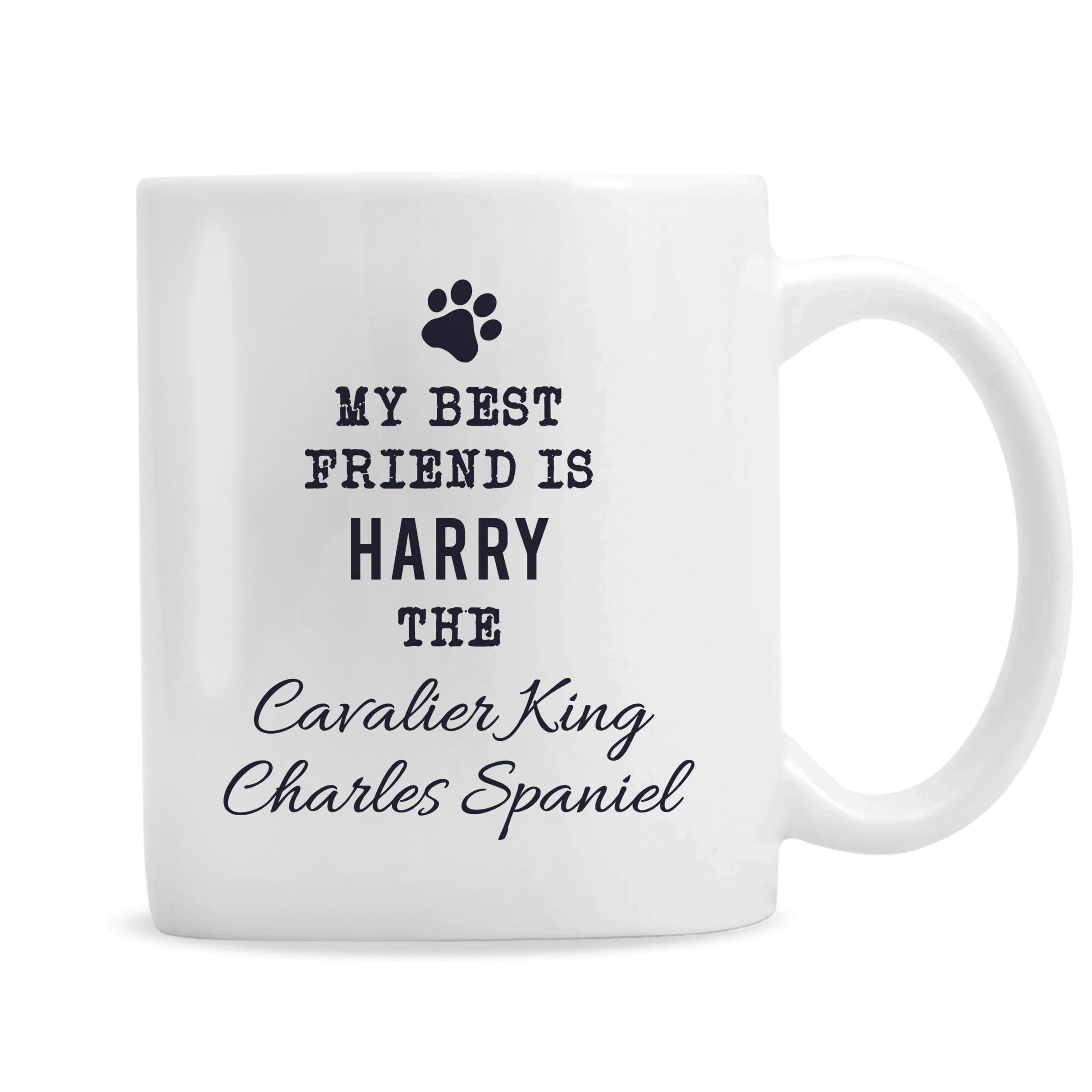 Personalised Paw Print Dog Breed Mug 5 Personalised Paw Print Dog Breed Mug