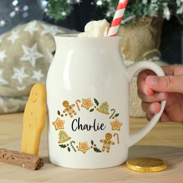 Personalised Christmas Milk Jug 7 Personalised Christmas Milk Jug