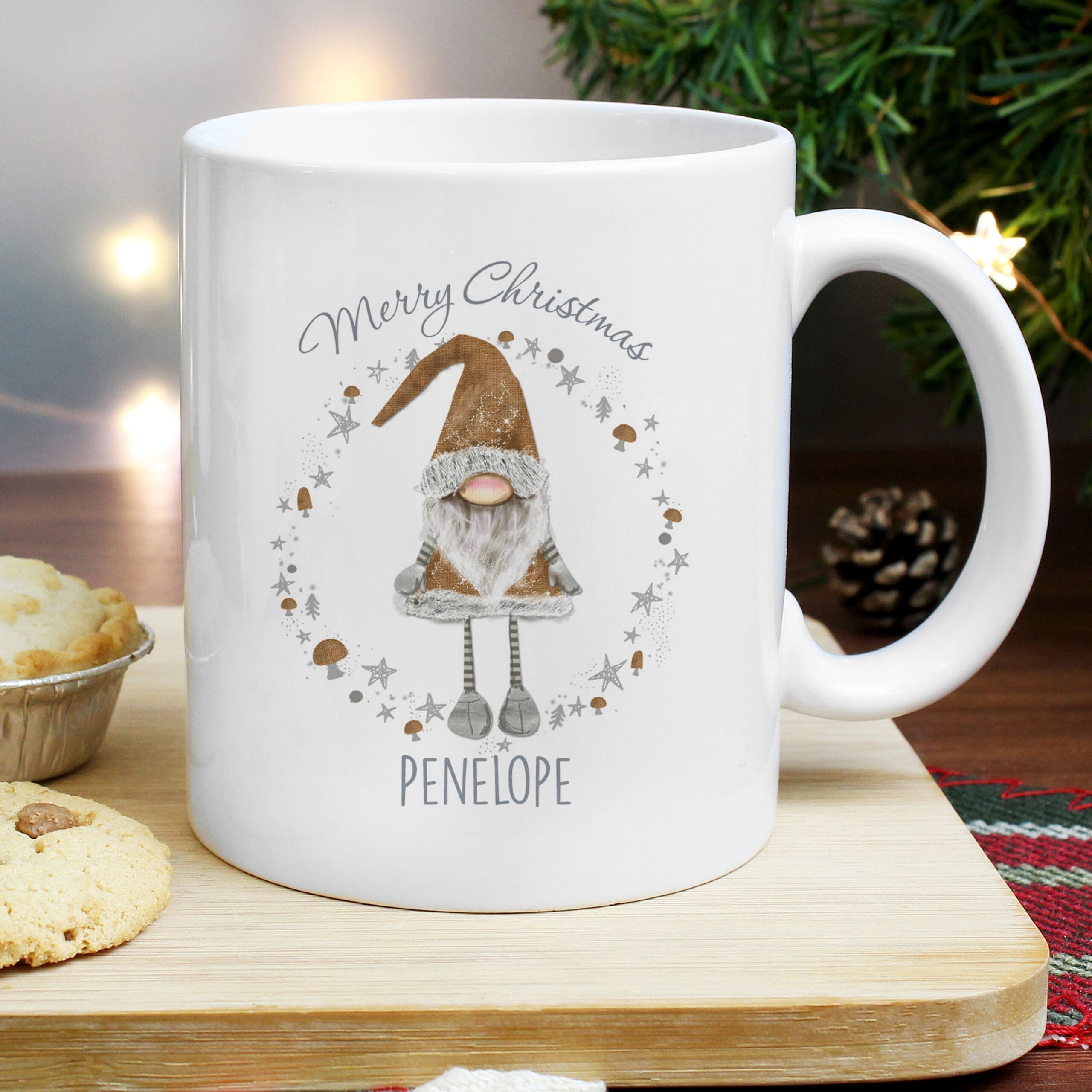 Personalised Christmas Gonk Mug 1 Personalised Christmas Gonk Mug