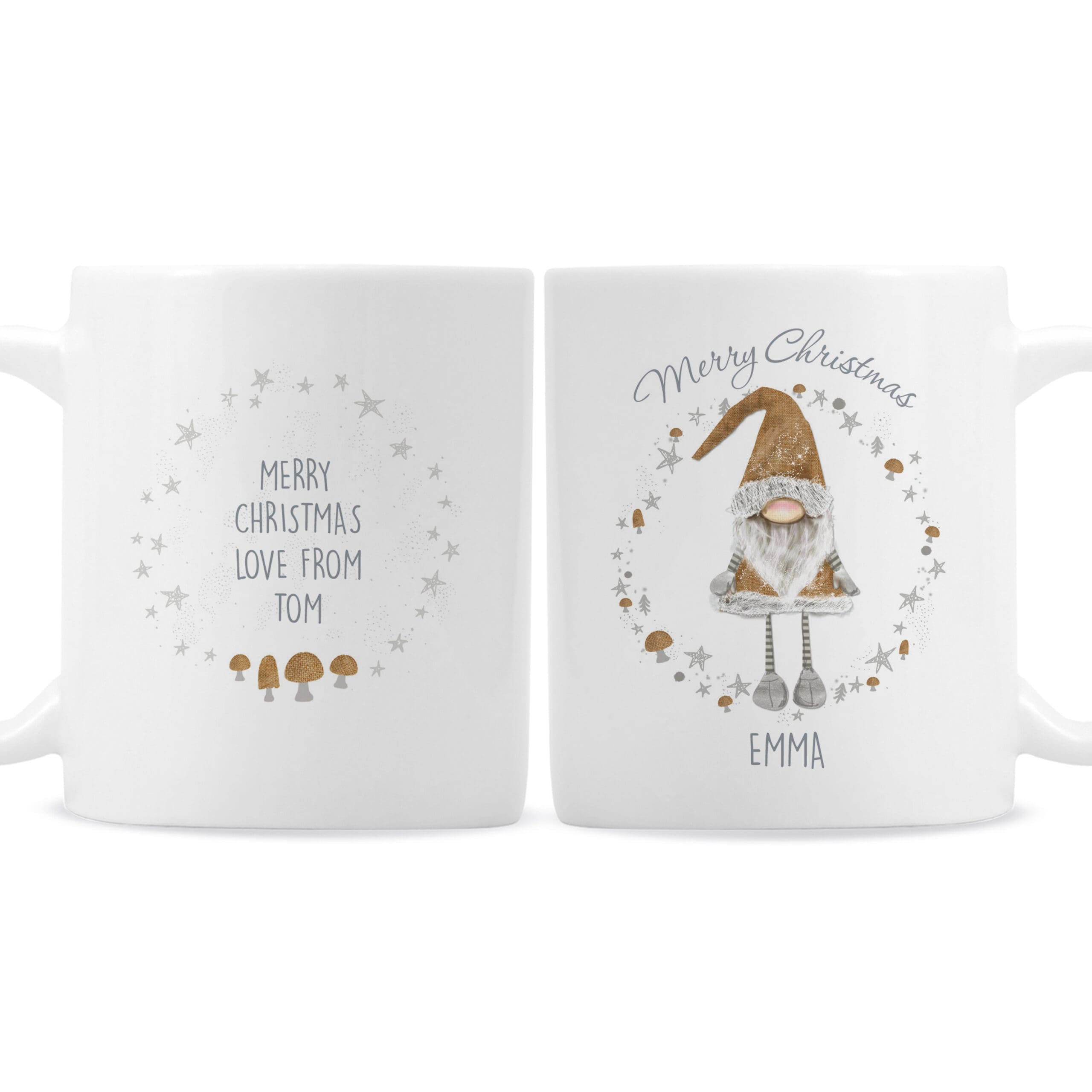 Personalised Christmas Gonk Mug 2 Personalised Christmas Gonk Mug
