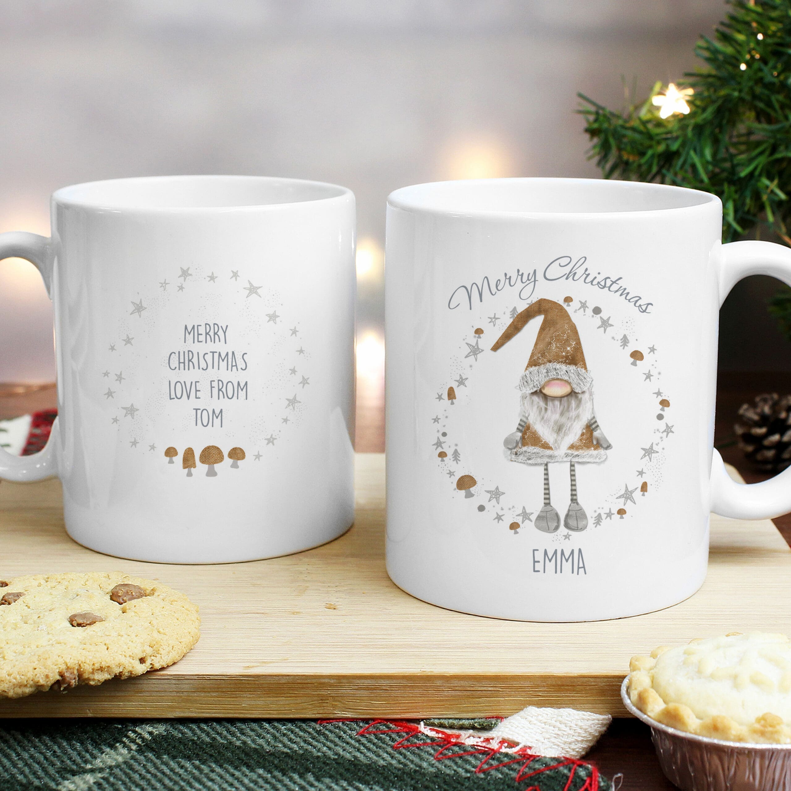 Personalised Christmas Gonk Mug 6 Personalised Christmas Gonk Mug