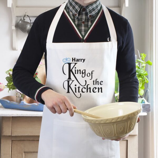 Personalised King of the Kitchen Apron 7 Personalised King of the Kitchen Apron