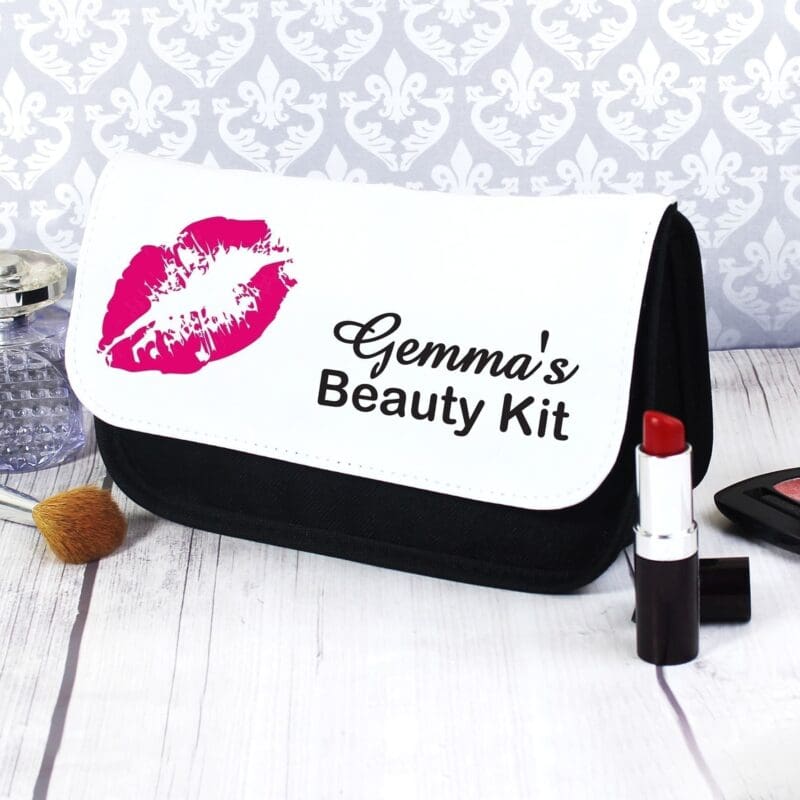 Personalised Lips Make Up Bag