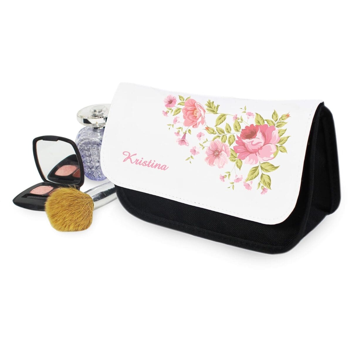 once upon a rose makeup bag