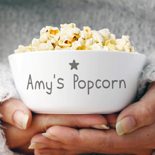 Personalised Name Only Plastic Bowl 21 Personalised Name Only Plastic Bowl