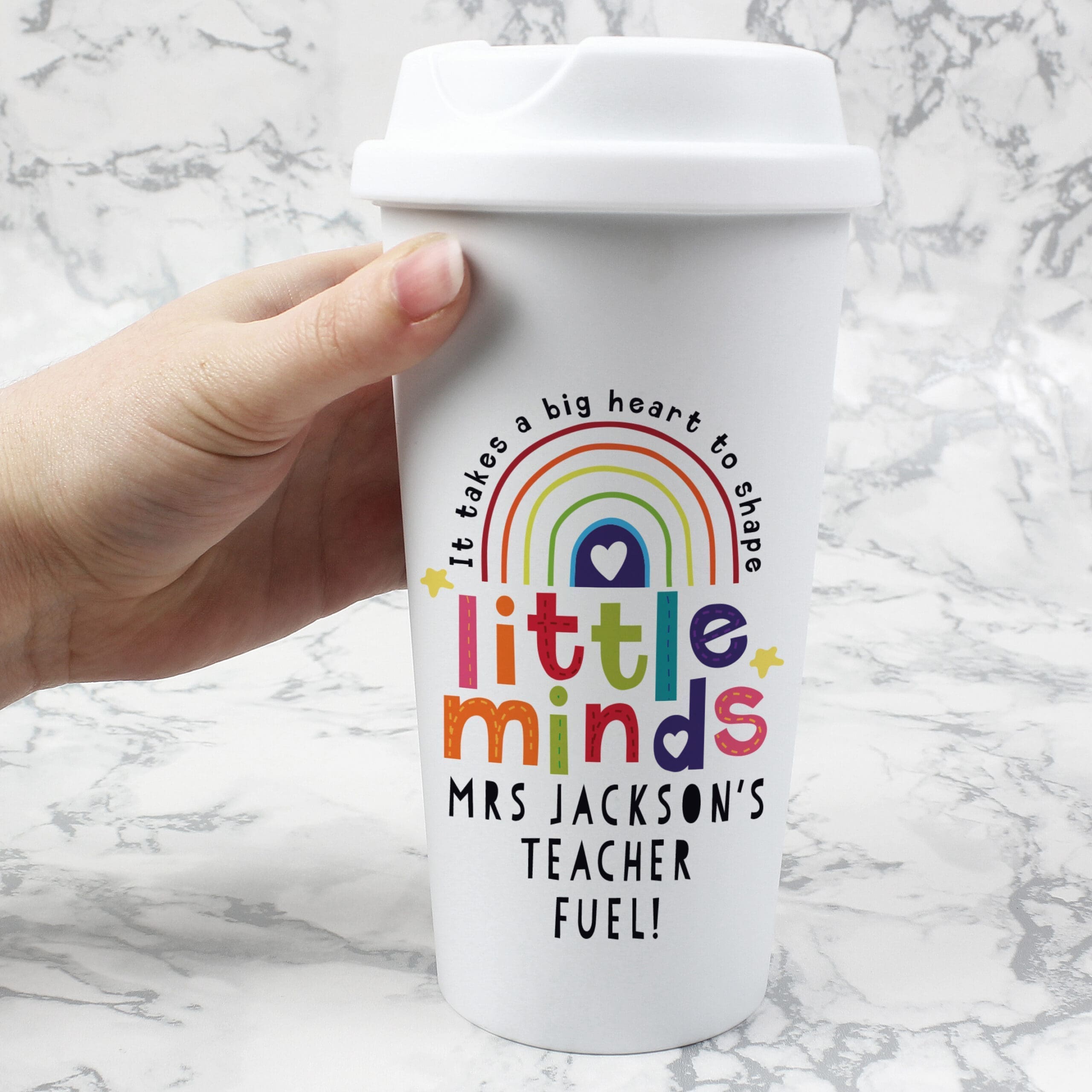 Personalised Shape Little Minds Travel Mug 4 Personalised Shape Little Minds Travel Mug