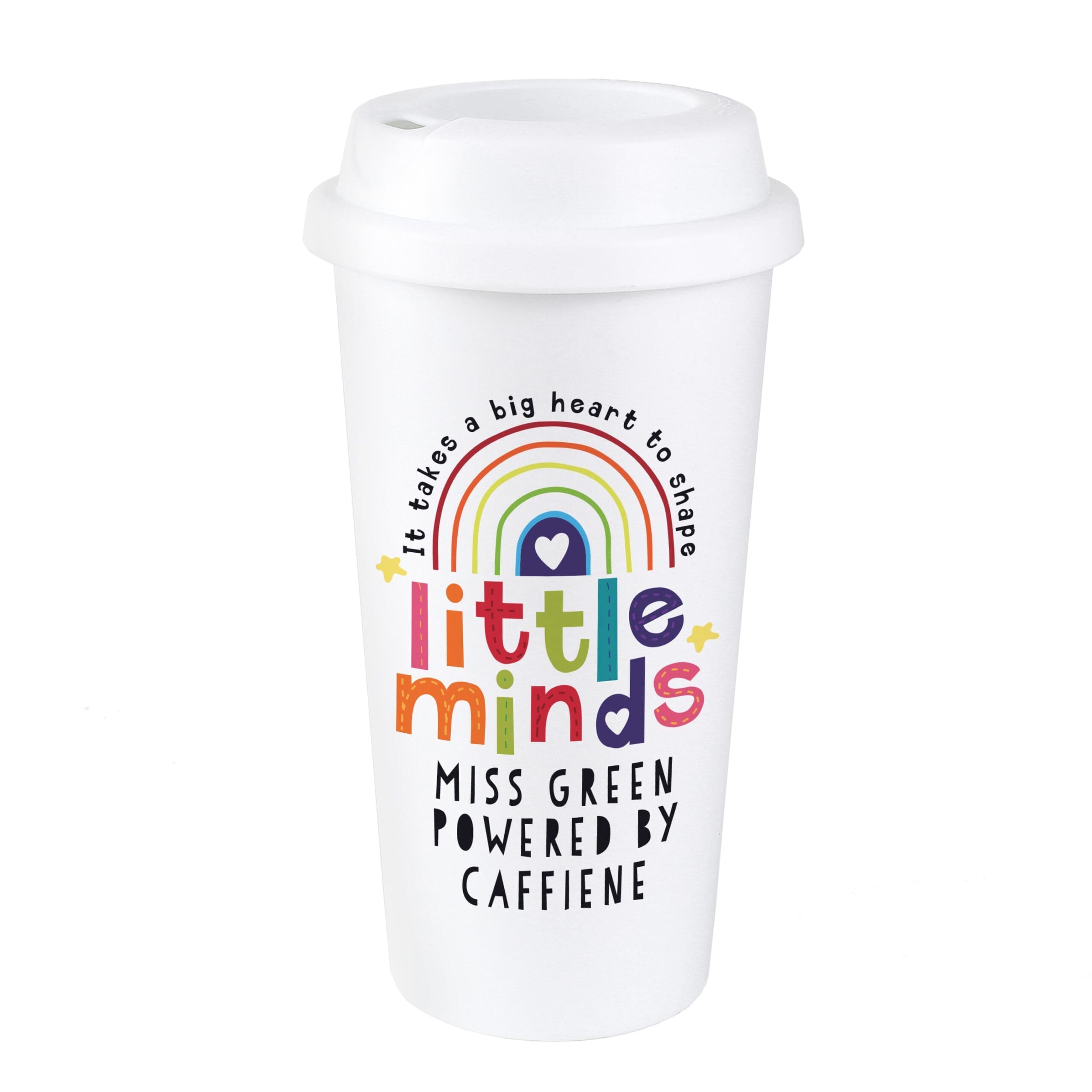 Personalised Shape Little Minds Travel Mug 5 Personalised Shape Little Minds Travel Mug