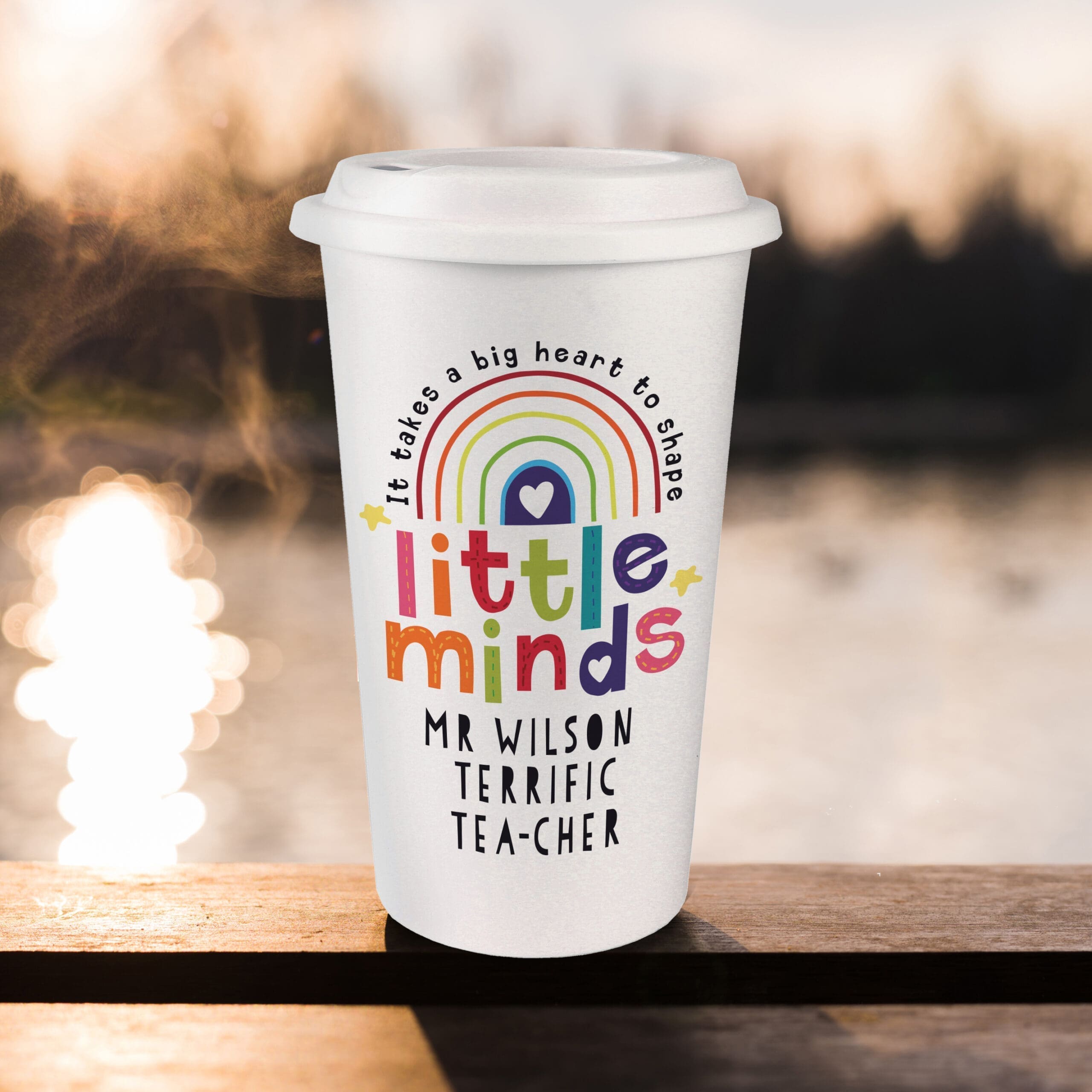 Personalised Shape Little Minds Travel Mug 6 Personalised Shape Little Minds Travel Mug
