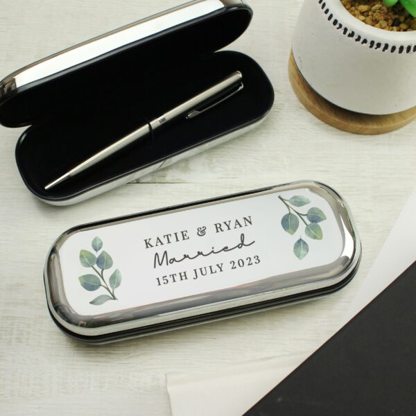 Personalised Botanical Pen and Box Set 8 Personalised Botanical Pen and Box Set