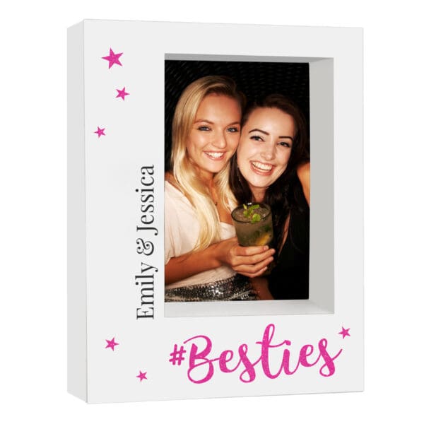 Personalised Besties 5x7 Box Photo Frame