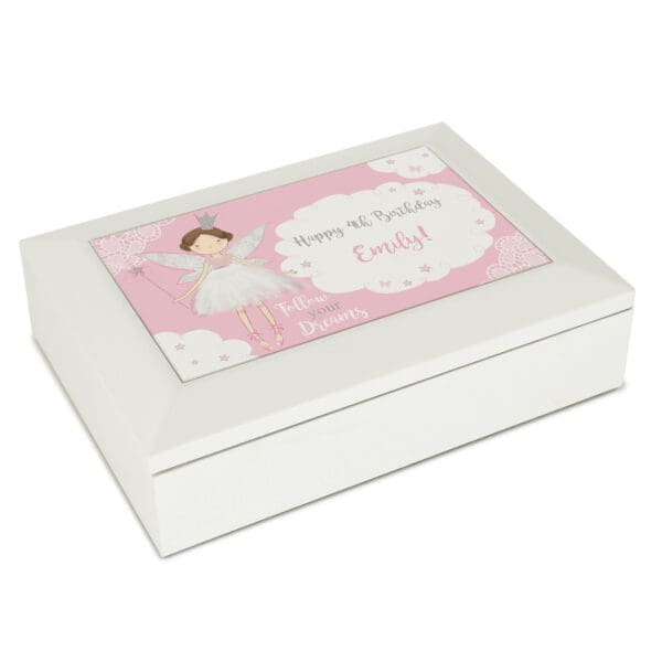 Personalised Fairy Princess Jewellery Box