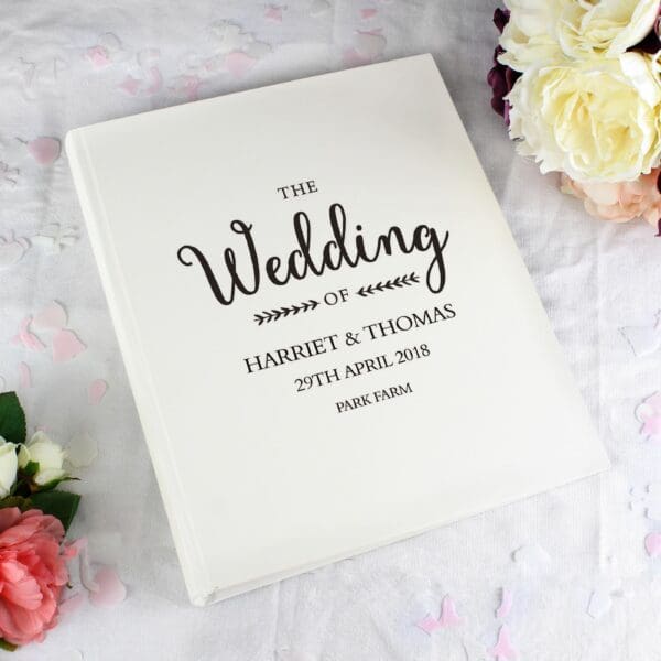 Personalised Rustic Wedding Traditional Photo Album 36 Personalised Rustic Wedding Traditional Photo Album