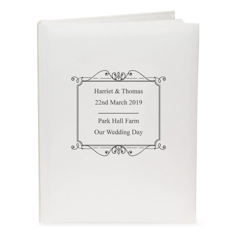 Personalised Silver Traditional Photo Album