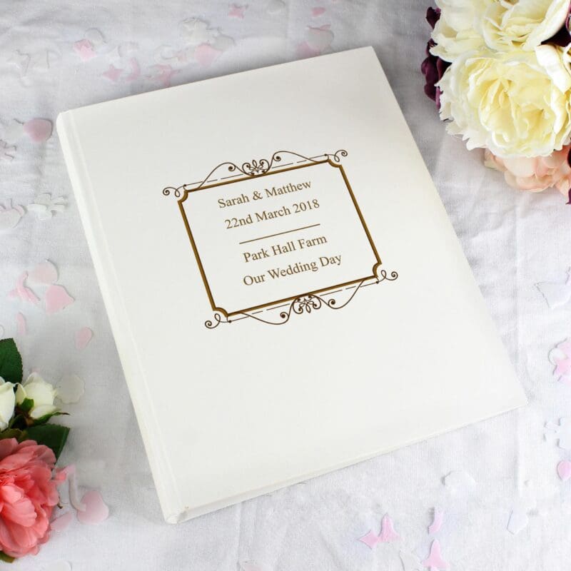 Personalised Gold Traditional Photo Album
