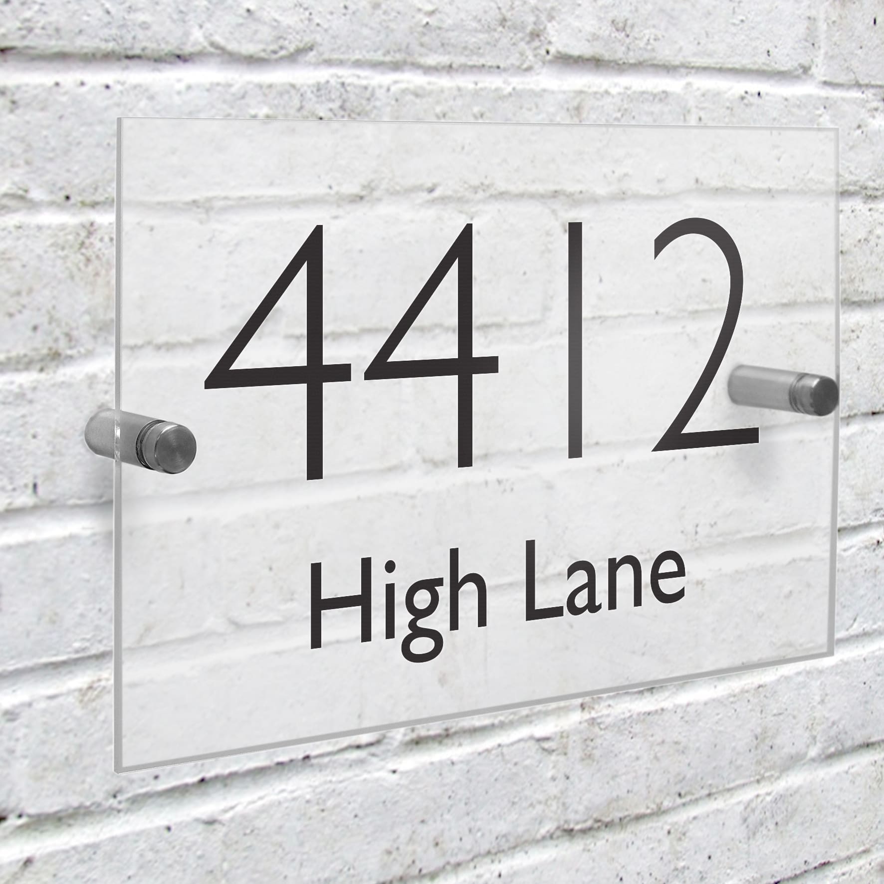 Personalised Modern Acrylic House Sign ForYou.ie