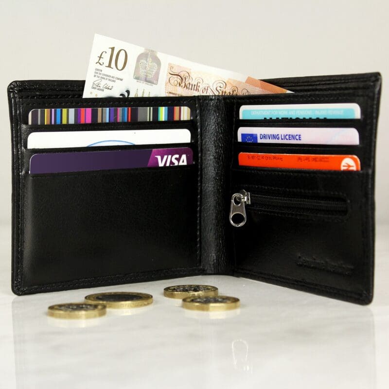 Personalised Initials Leather Wallet