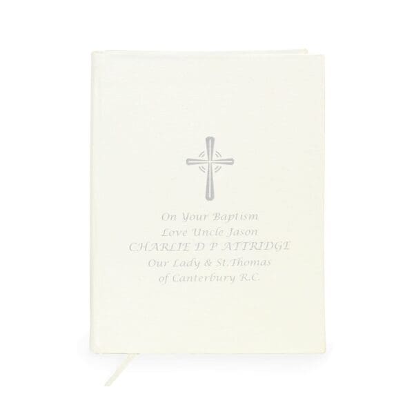 Personalised Silver Companion Holy Bible - Eco-friendly