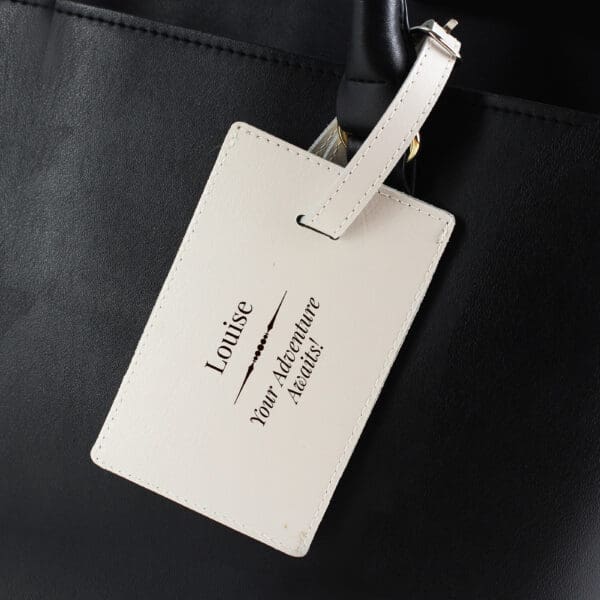 Personalised Classic Cream Luggage Tag 21 Personalised Classic Cream Luggage Tag