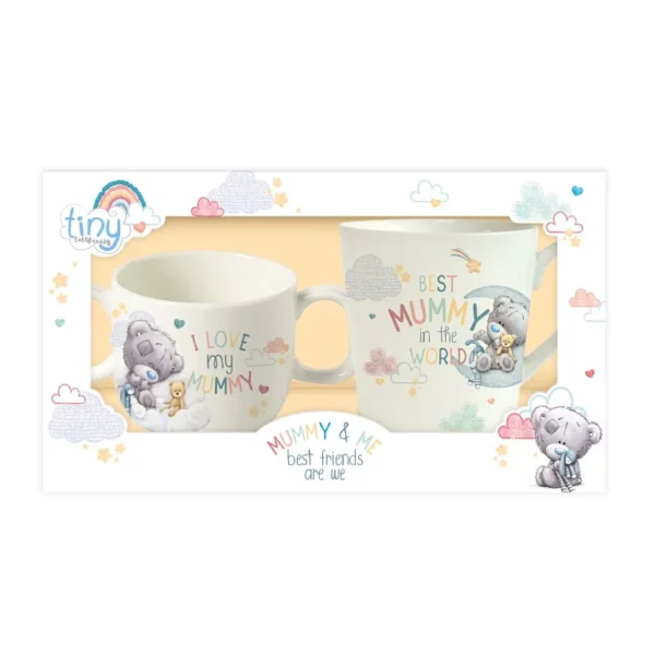 Me To You Mummy And Baby Best Friends Are We Tiny Tatty Teddy Mug Set