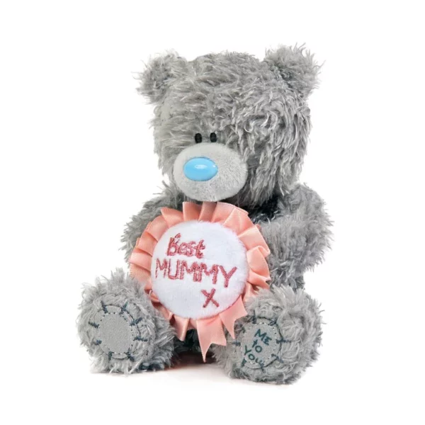 Me to You Tatty Teddy Bear Holding 'Best Mummy' Rosette