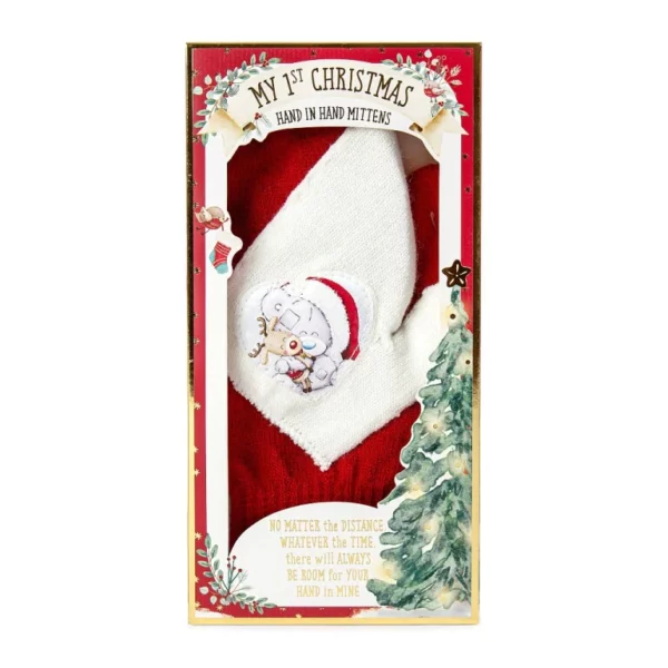Me to You Tiny Tatty Teddy 'My First Christmas' Hand-in-Hand Gloves