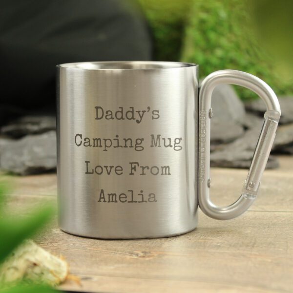 Personalised Free Text Metal Mug 35 Personalised Free Text Metal Mug