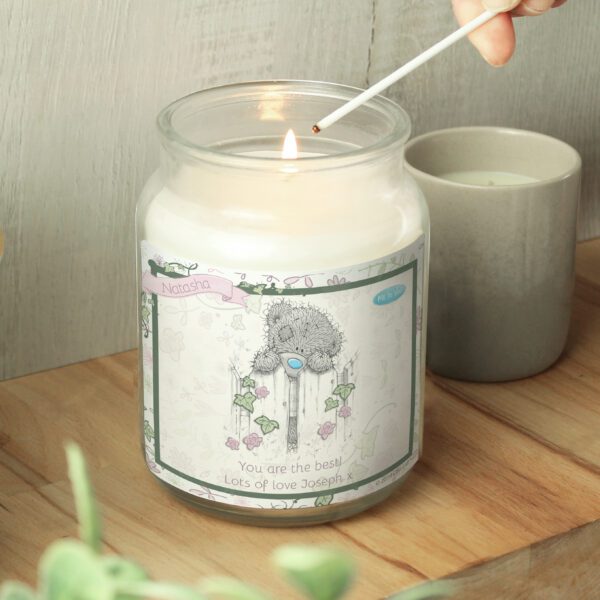 Personalised Me to You Secret Garden Large Candle Jar 1 Personalised Me to You Secret Garden Large Candle Jar