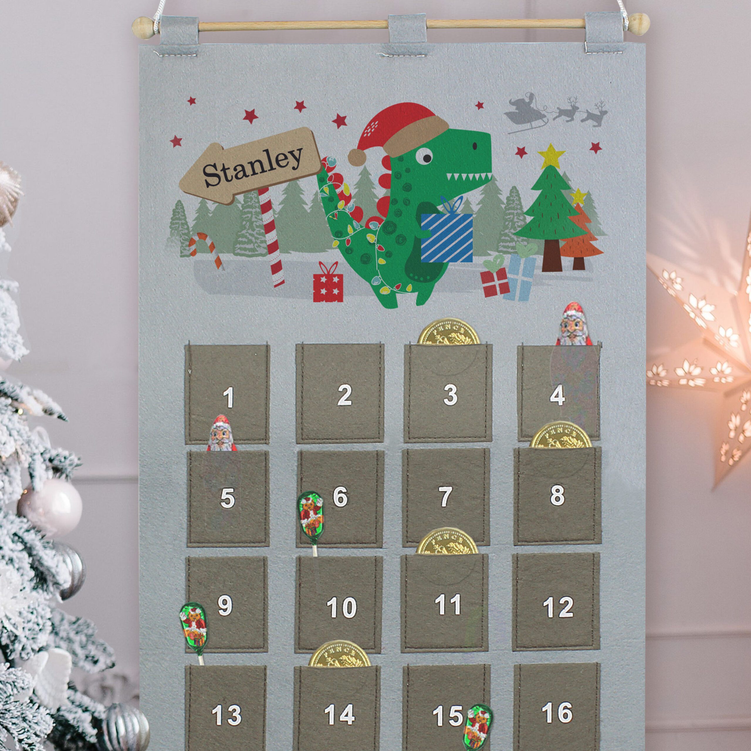 Personalised Dinosaur Advent Calendar ForYou.ie