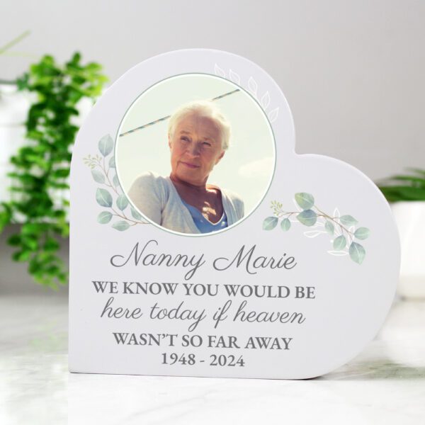 Personalised Wedding Memory Table Heart Ornament 33 Personalised Wedding Memory Table Heart Ornament