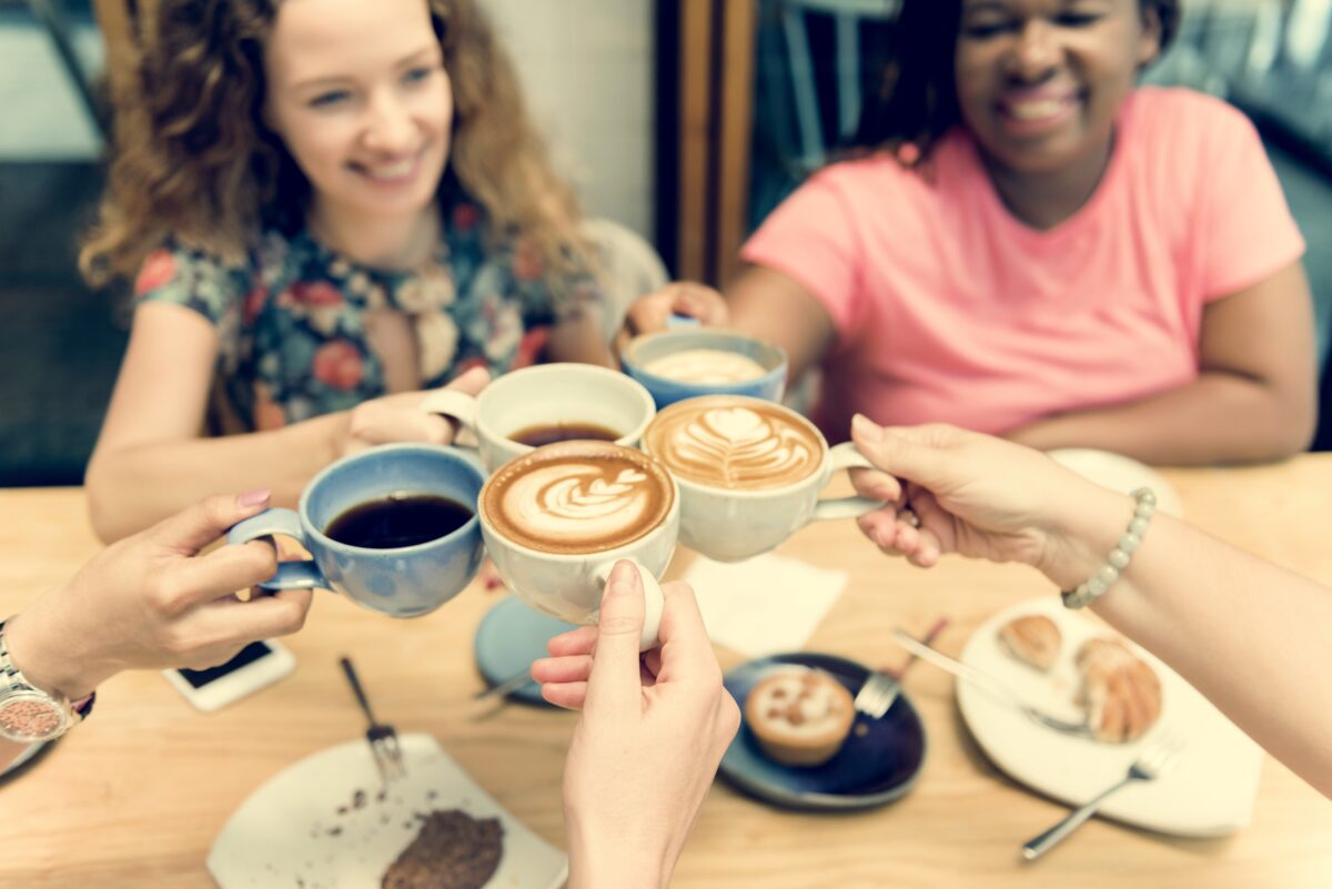 young women drinking coffee concept 2023 11 27 05 00 21 utc