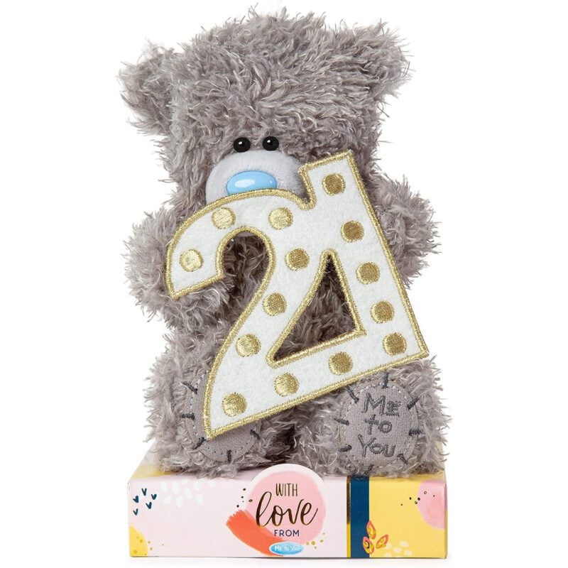 Me to You Tatty Teddy 21st Lightbox Effect Bear