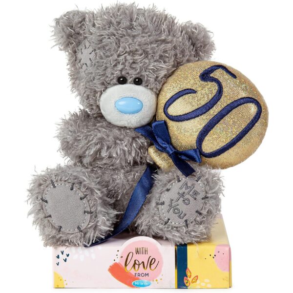 Me to You Tatty Teddy Holding 50th Birthday Balloon 9 Me to You Tatty Teddy Holding 50th Birthday Balloon