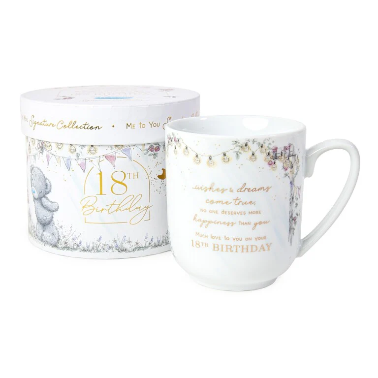 Me to You Tatty Teddy 18th Birthday Mug in a Gift Box