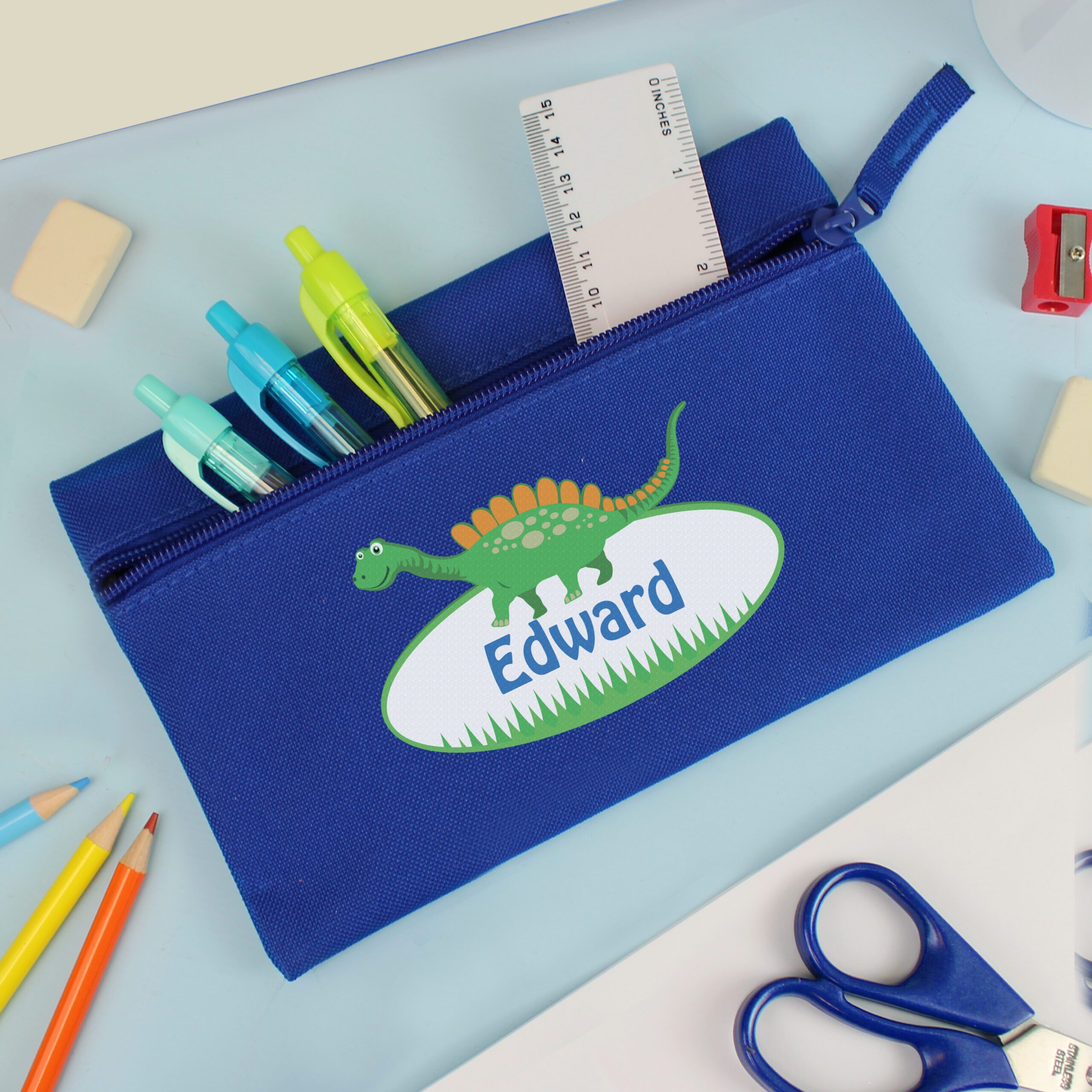 Personalised Dinosaur Pencil case 15 Personalised Dinosaur Pencil case