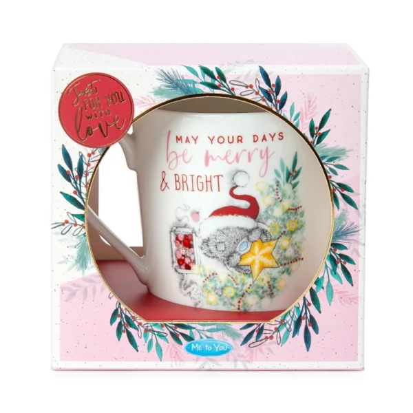 Me to You Tatty Teddy 'Merry & Bright' Christmas Mug in a Gift Box 3 PXGM01011 8c2adb7d 93d0 4af2 930c df0da594195e 1130x