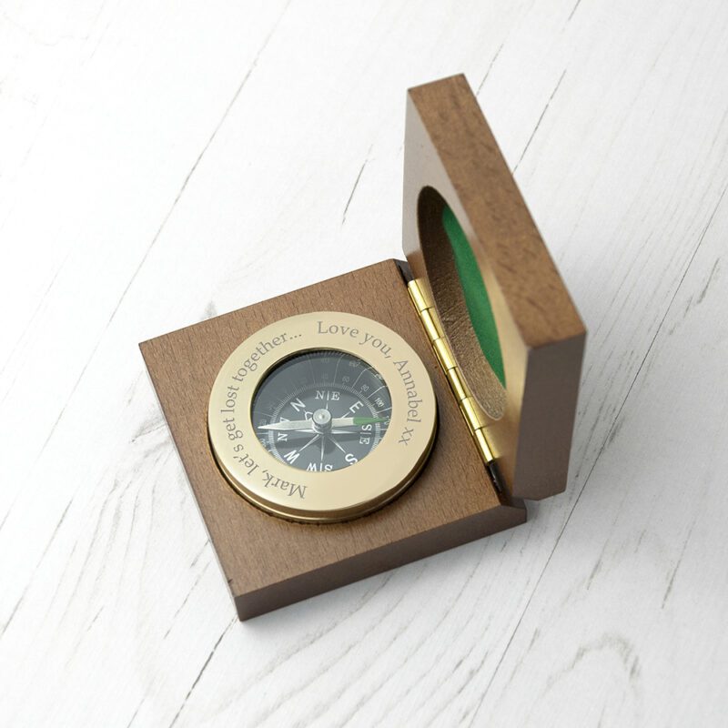 Celebrate New Beginnings with Our Personalised Brass Travellers Compass 6 per644 00120170410035057974