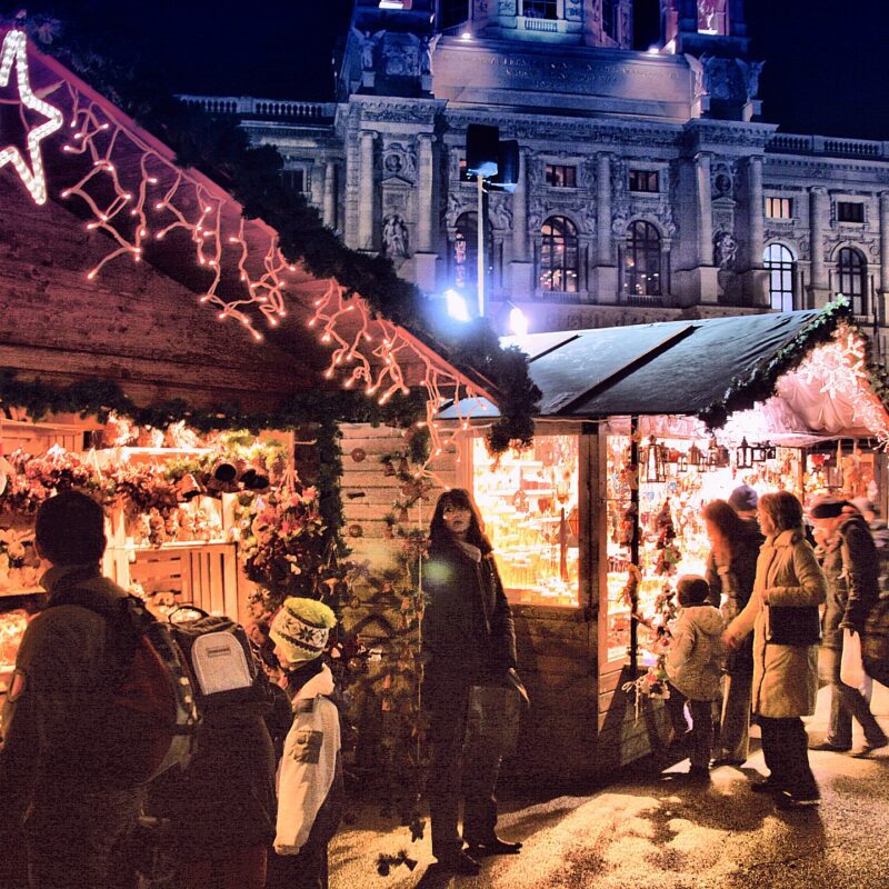 003 Christmas market in Europe Vienna Christmas Market Kerstmarkt
