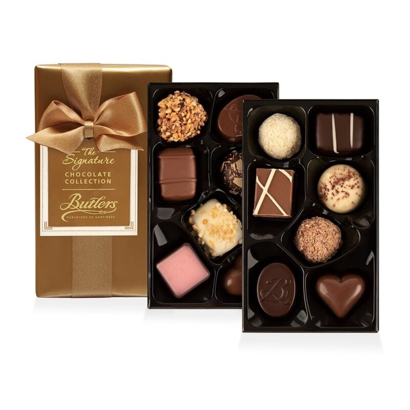 Butlers Chocolates Medium Gift wrapped Ballotin 10 A0102A big