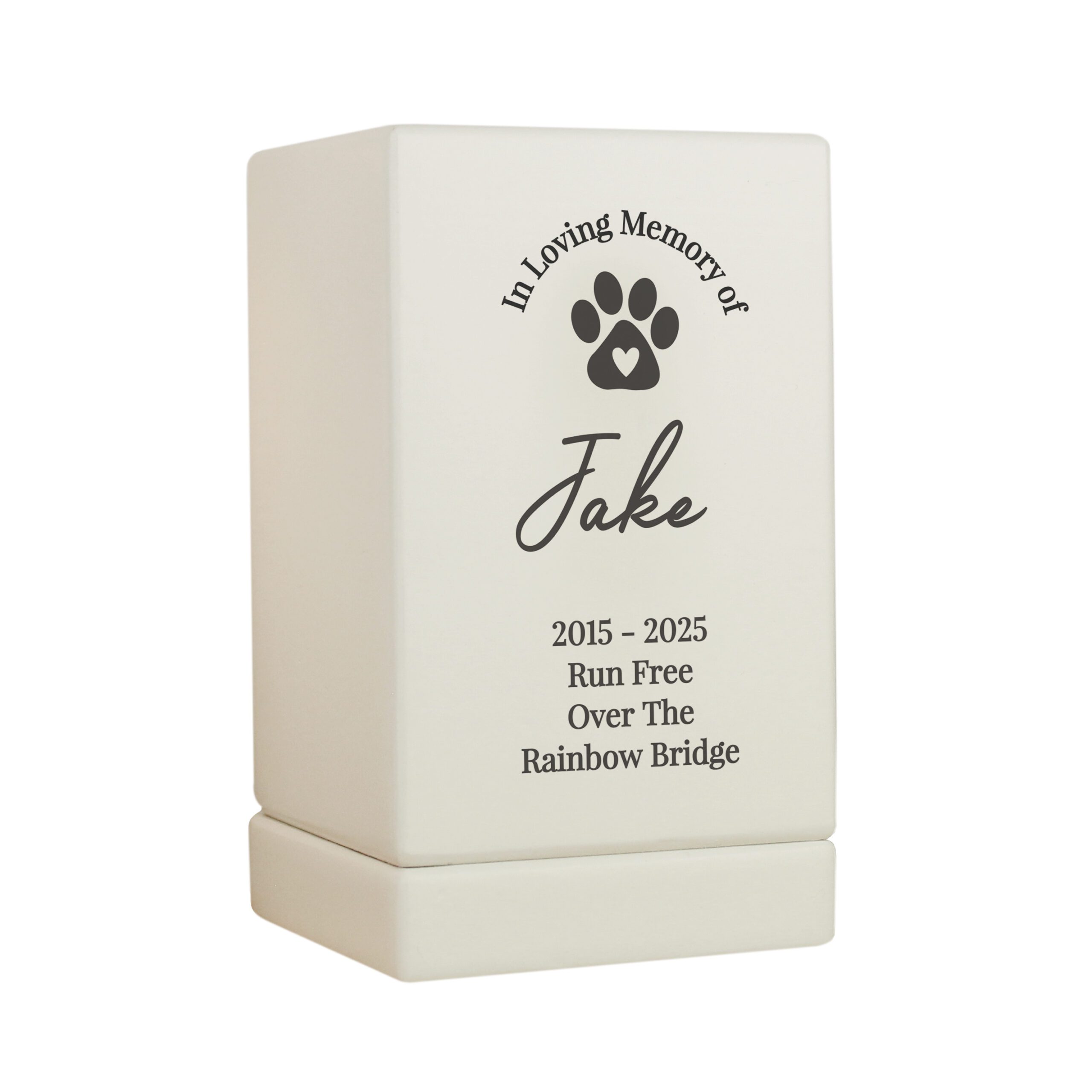 Personalised Pet Memorial Small Wooden Urn 7 Personalised Pet Memorial Small Wooden Urn - Image 7