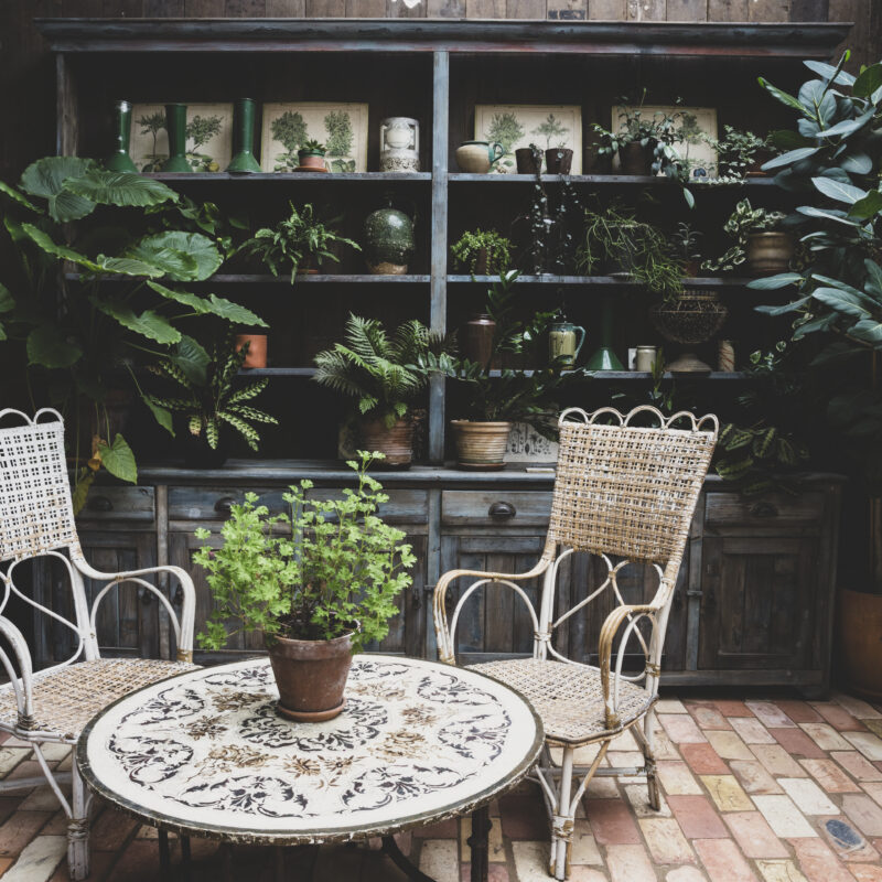 Creating a Cozy Winter Garden Room: Your Ultimate DIY Guide 7 garden room with vintage wicker chairs and table a 2023 11 27 05 30 34 utc