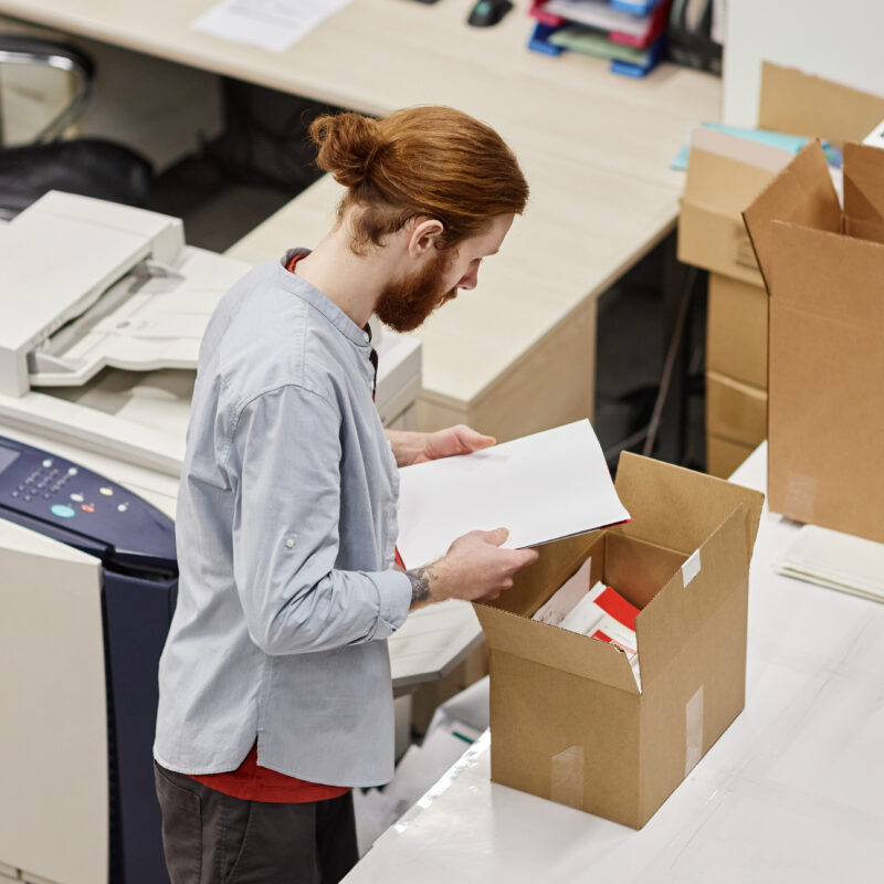 packing boxes at print factory 2023 11 27 05 08 04 utc