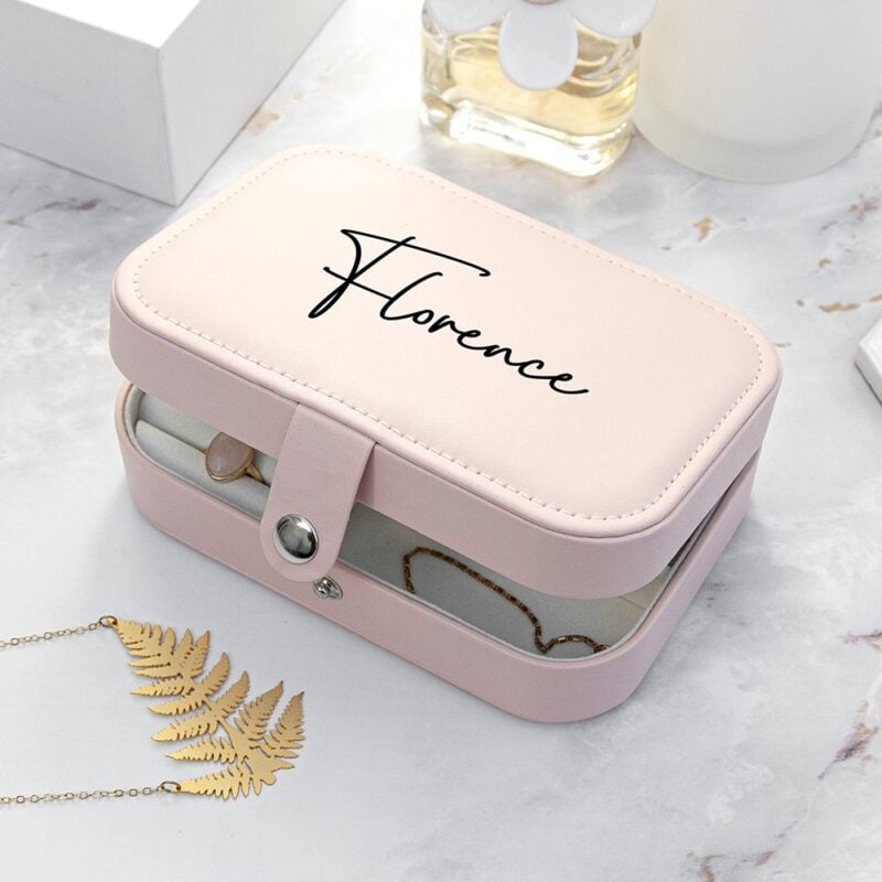 Blush Pink Jewellery Case